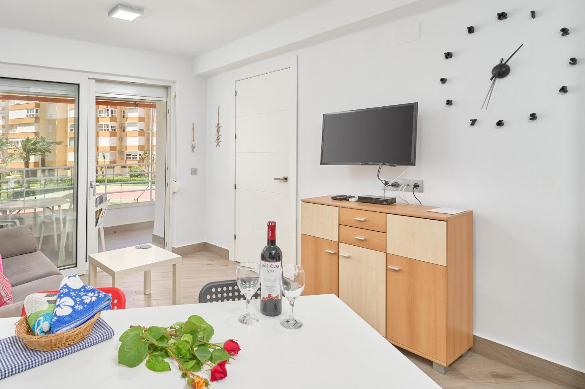 Apartamento Primera Linea Playa Algarrobo Costa Exterior photo